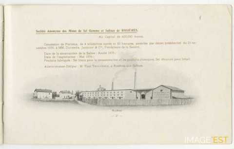 Le Sel à l'Exposition : Nancy 1909